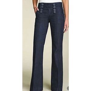 Flamingo Jeans Pants Pocket Detail Flare Metal Buttons Women’s XXL